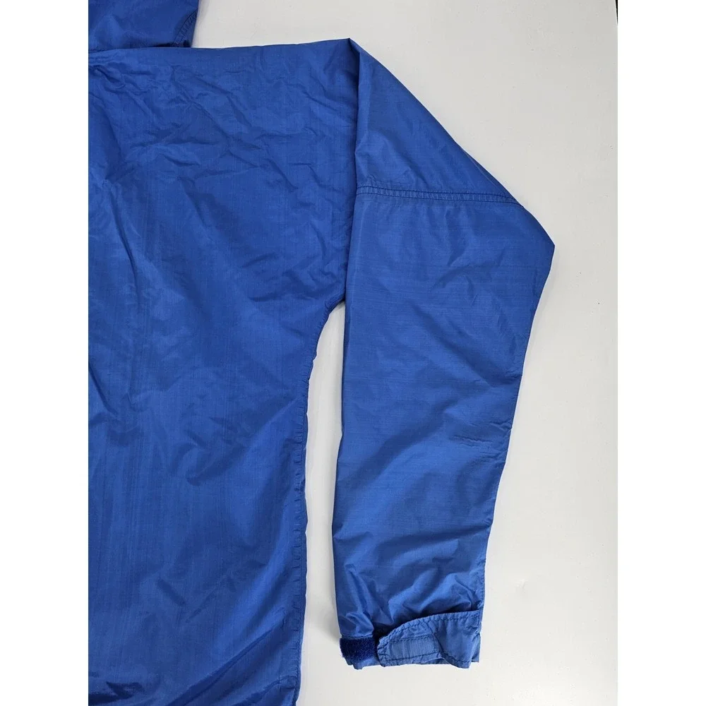 North Face Jacket Men‎ Small Blue Vintage Gore Tex  Zip Snap Hoodie Coat USA